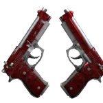 Dual Berettas | Hemoglobin (Field-Tested)