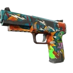 Five-SeveN | Angry Mob (Battle-Scarred)