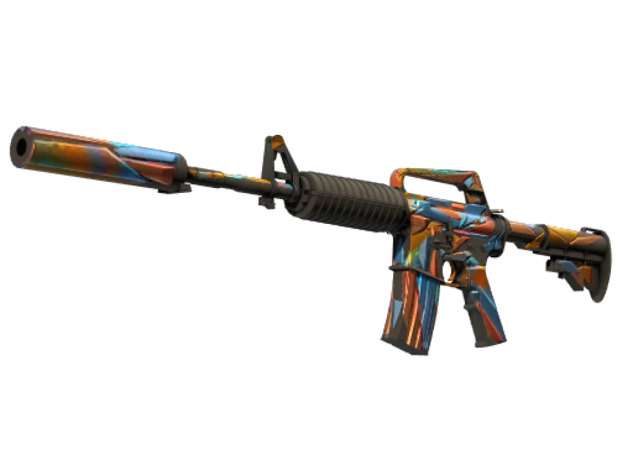 M4A1-S | Leaded Glass (Well-Worn) - Image 1