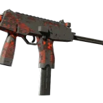 MP9 | Setting Sun (Battle-Scarred)