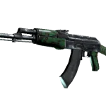 Souvenir AK-47 | Green Laminate (Well-Worn)