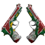 Souvenir Dual Berettas | Twin Turbo (Battle-Scarred)