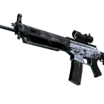 Souvenir SG 553 | Damascus Steel (Minimal Wear)