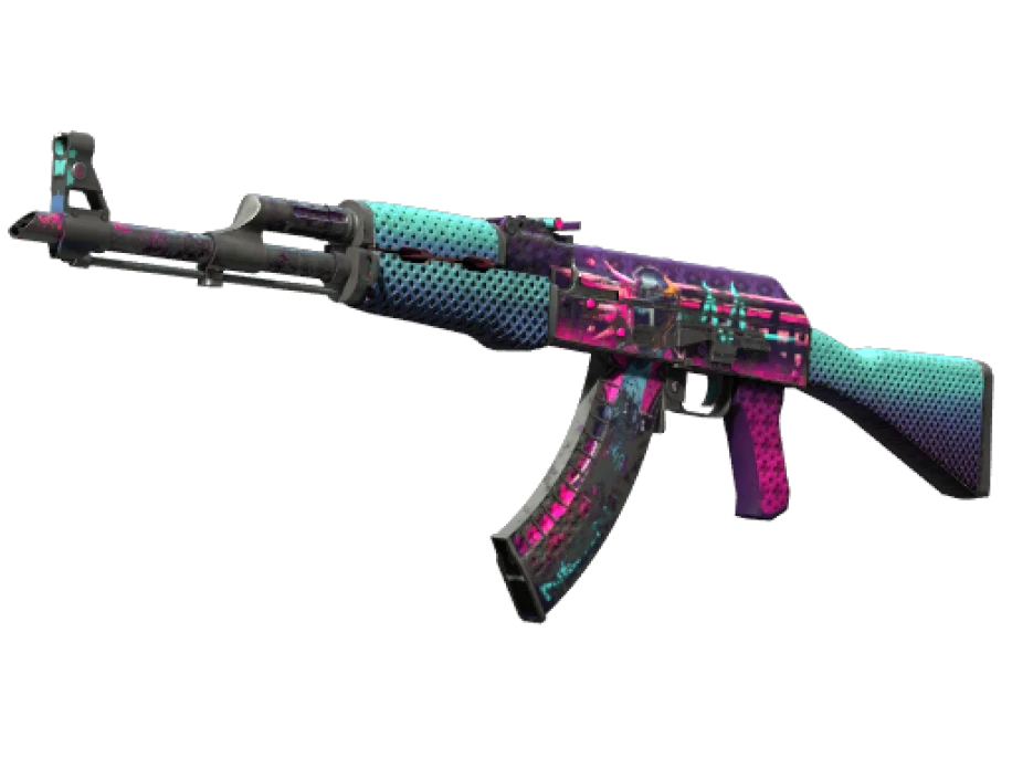 StatTrak™ AK-47 | Neon Rider (Battle-Scarred) - Image 1