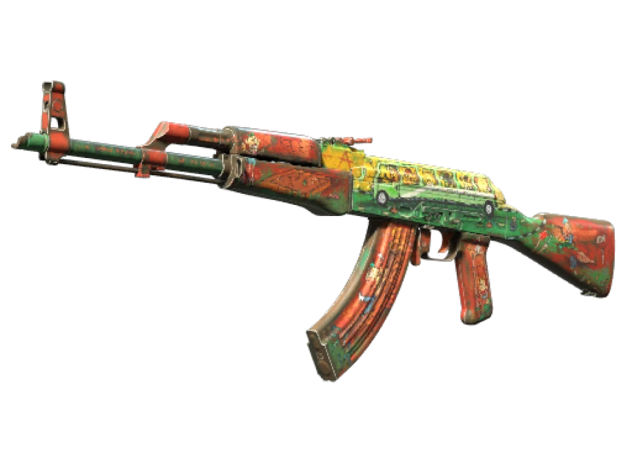 StatTrak™ AK-47 | The Outsiders (Well-Worn) - Image 1