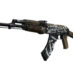 StatTrak™ AK-47 | Wasteland Rebel (Well-Worn)