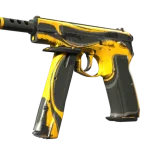 StatTrak™ CZ75-Auto | Yellow Jacket (Battle-Scarred)