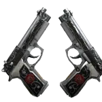 StatTrak™ Dual Berettas | Balance (Factory New)