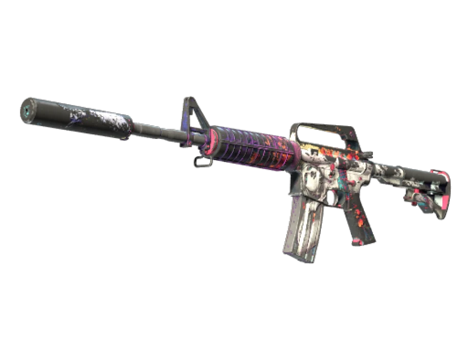 StatTrak™ M4A1-S | Vaporwave (Battle-Scarred) - Image 1