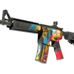 StatTrak™ M4A4 | Cyber Security (Battle-Scarred)