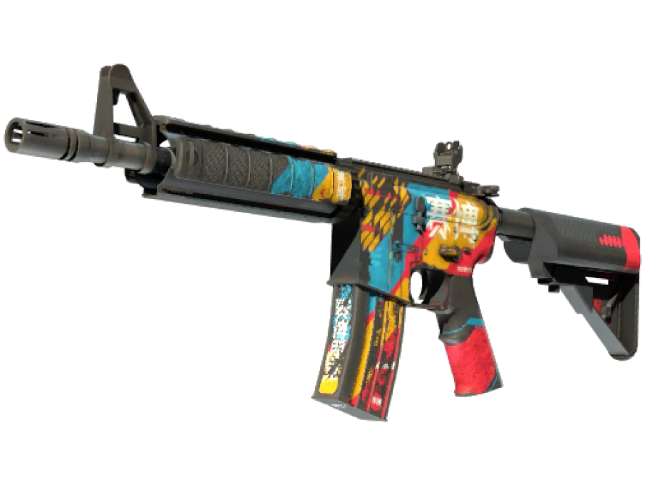 StatTrak™ M4A4 | Cyber Security (Battle-Scarred) - Image 1