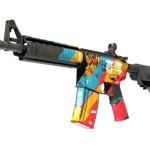 StatTrak™ M4A4 | Cyber Security (Well-Worn)