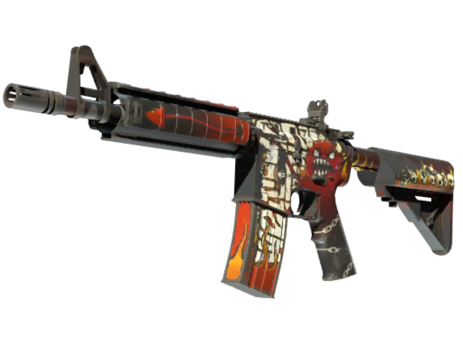 StatTrak™ M4A4 | Hellfire (Field-Tested) - Image 1