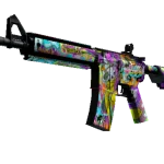 StatTrak™ M4A4 | In Living Color (Factory New)