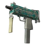 StatTrak™ MAC-10 | Malachite (Battle-Scarred)