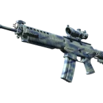 StatTrak™ SG 553 | Wave Spray (Minimal Wear)