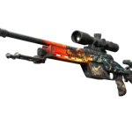 StatTrak™ SSG 08 | Dragonfire (Well-Worn)