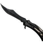★ Butterfly Knife | Black Laminate (Well-Worn)