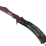 ★ Butterfly Knife | Crimson Web (Battle-Scarred)