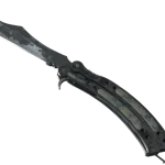 ★ Butterfly Knife | Night (Battle-Scarred)