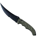 ★ Flip Knife | Blue Steel (Battle-Scarred)