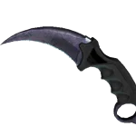 ★ Karambit | Blue Steel (Battle-Scarred)