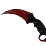 ★ Karambit | Crimson Web (Minimal Wear)