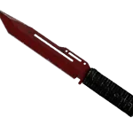 ★ Paracord Knife | Crimson Web (Well-Worn)