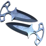 ★ Shadow Daggers | Blue Steel (Battle-Scarred)