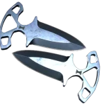 ★ Shadow Daggers | Blue Steel (Well-Worn)