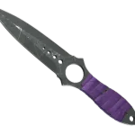 ★ Skeleton Knife | Ultraviolet (Battle-Scarred)