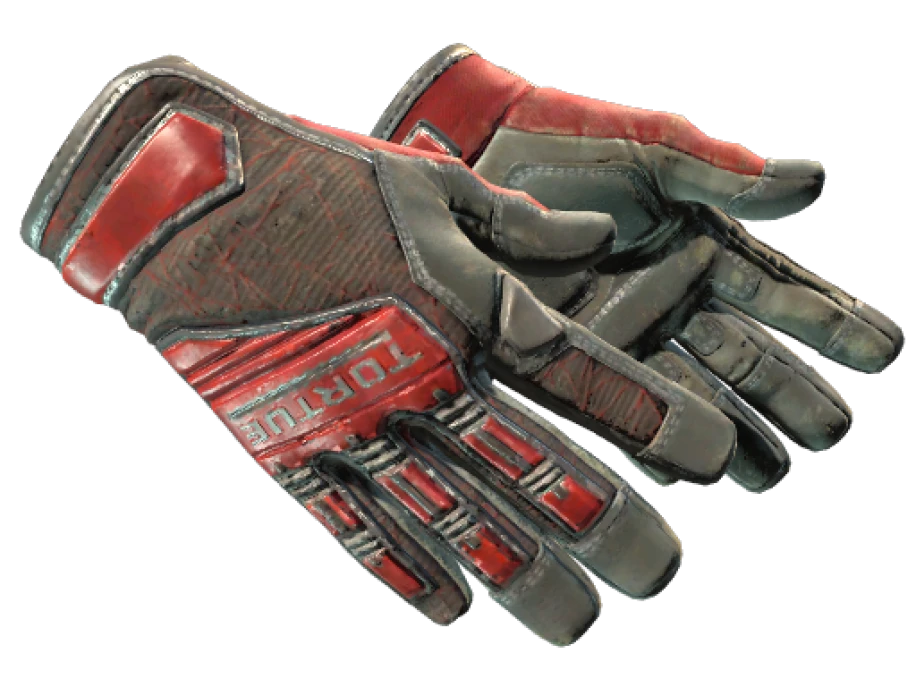 ★ Specialist Gloves | Crimson Web (Well-Worn) - Image 1