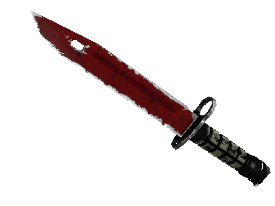 ★ StatTrak™ Bayonet | Crimson Web (Well-Worn) - Image 1
