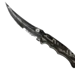 ★ StatTrak™ Flip Knife | Black Laminate (Field-Tested)