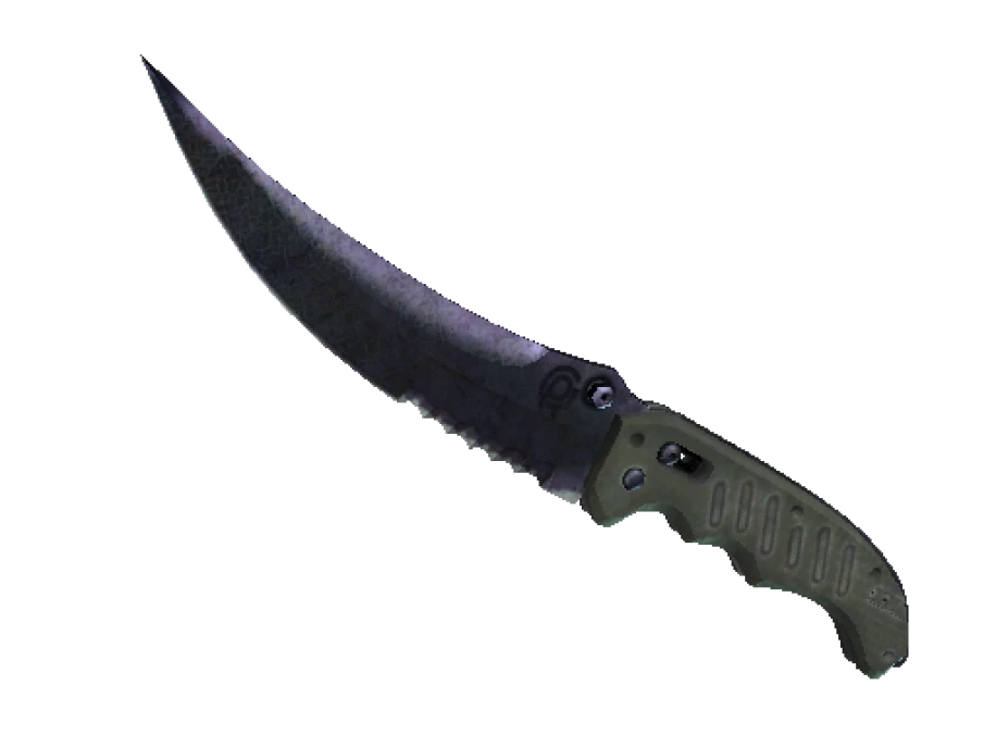 ★ StatTrak™ Flip Knife | Blue Steel (Battle-Scarred) - Image 1