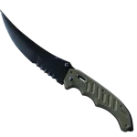 ★ StatTrak™ Flip Knife | Blue Steel (Field-Tested)