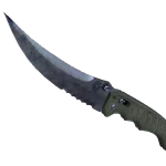 ★ StatTrak™ Flip Knife | Blue Steel (Minimal Wear)