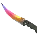 ★ StatTrak™ Flip Knife | Fade (Minimal Wear)