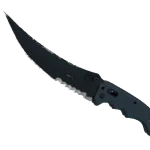★ StatTrak™ Flip Knife | Night (Well-Worn)