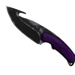 ★ StatTrak™ Gut Knife | Ultraviolet (Well-Worn)