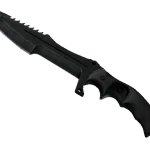 ★ StatTrak™ Huntsman Knife | Black Laminate (Minimal Wear)