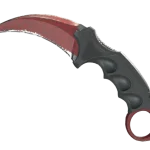★ StatTrak™ Karambit | Crimson Web (Well-Worn)