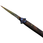 ★ Stiletto Knife | Case Hardened (Battle-Scarred)