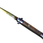 ★ Stiletto Knife | Case Hardened (Well-Worn)