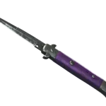 ★ Stiletto Knife | Ultraviolet (Battle-Scarred)