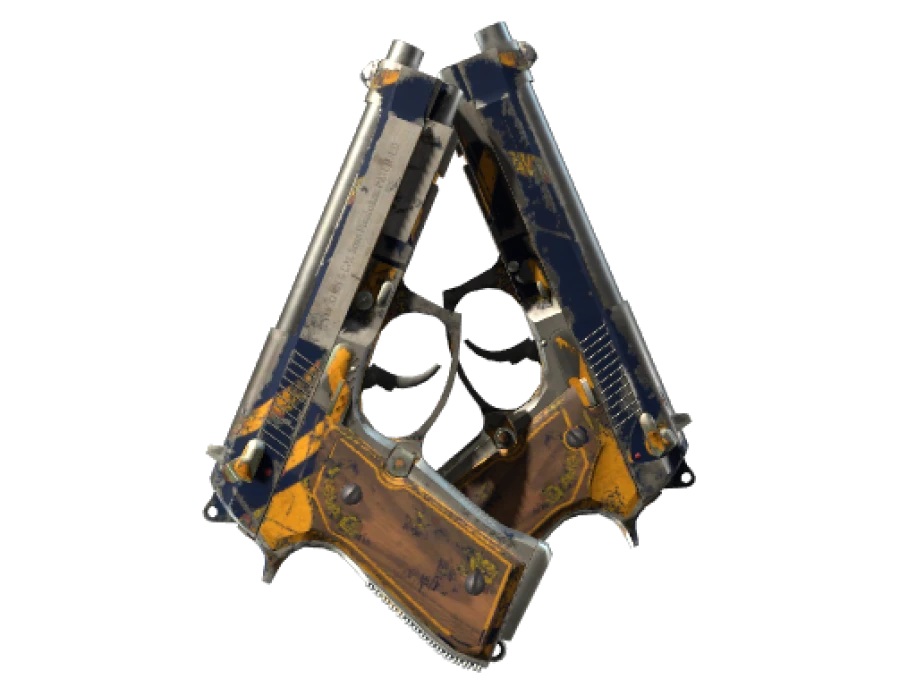 Dual Berettas | Marina (Battle-Scarred) - Image 1
