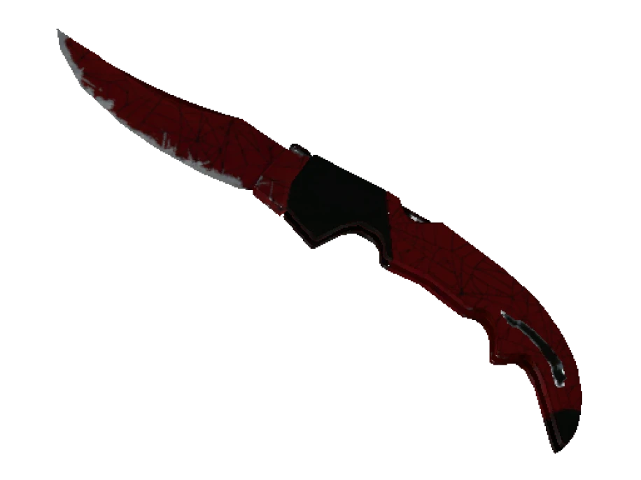 ★ Falchion Knife | Crimson Web (Well-Worn) - Image 1