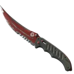 ★ Flip Knife | Crimson Web (Battle-Scarred)
