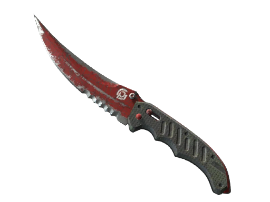 ★ Flip Knife | Crimson Web (Battle-Scarred) - Image 1