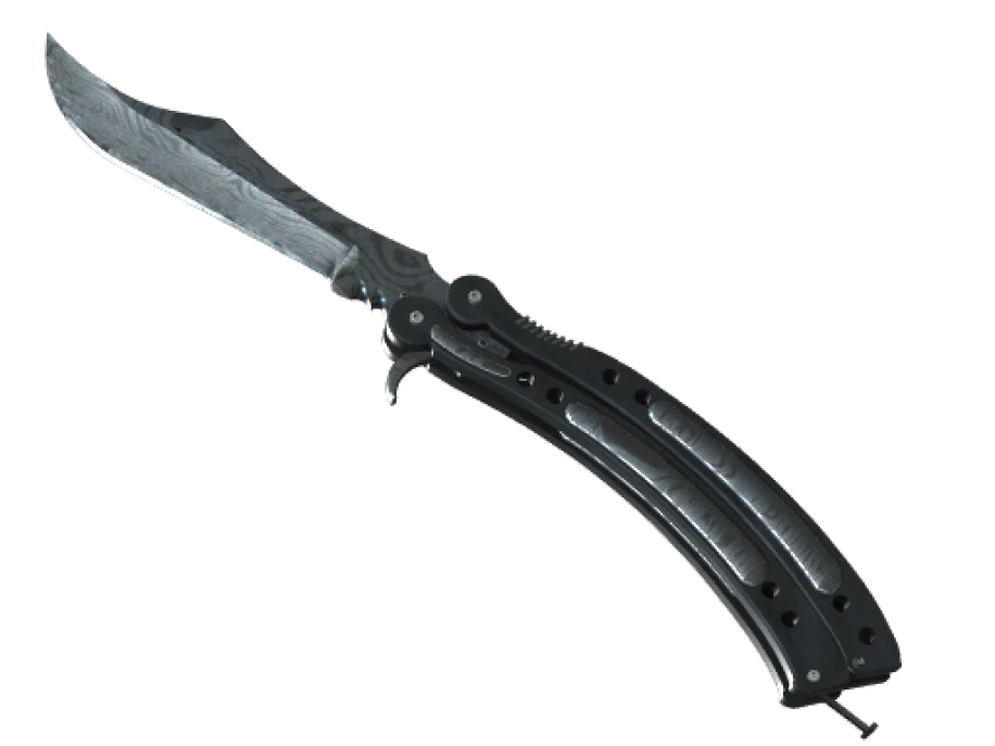 ★ StatTrak™ Butterfly Knife | Damascus Steel (Field-Tested) - Image 1